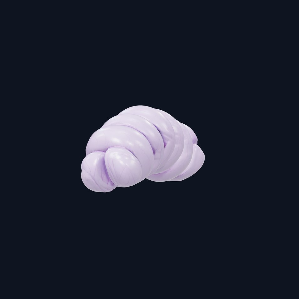 Lavender Coil Creature model pack